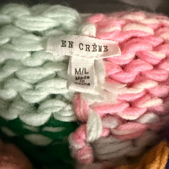 En Creme Multicolor Patchwork Cardigan - Picture 2 of 2